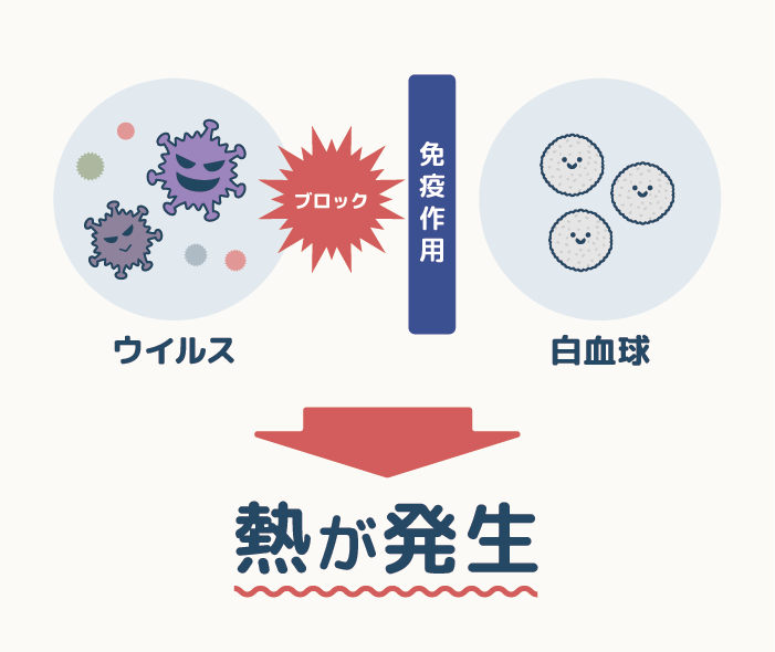 なぜ発熱するの？発熱の原因は？