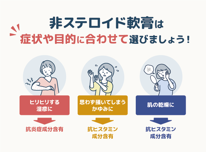 市販で買える非ステロイド軟膏市販薬の選び方