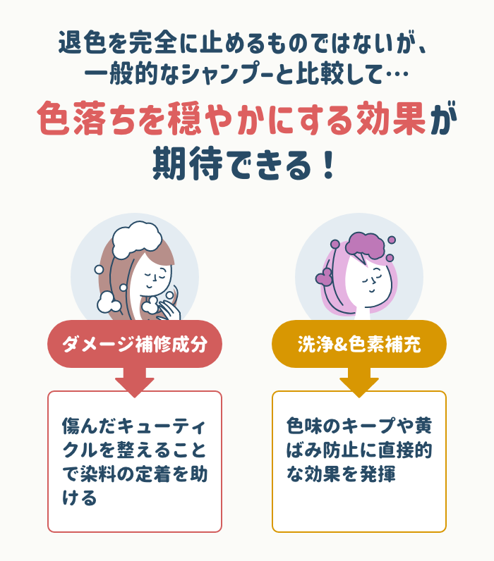 色落ちしづらいシャンプーは効果ある?