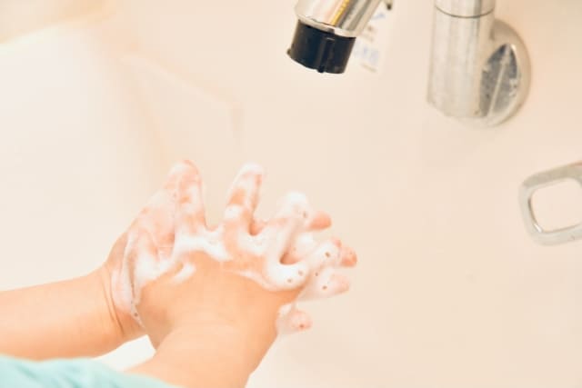 確認・対策すること⑤:手洗いや咳エチケットを徹底する