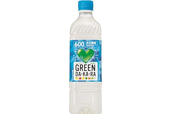 グリーンダカラ スポーツドリンク ペットボトル (冷凍兼用) (熱中症対策) 600ml ×24本
