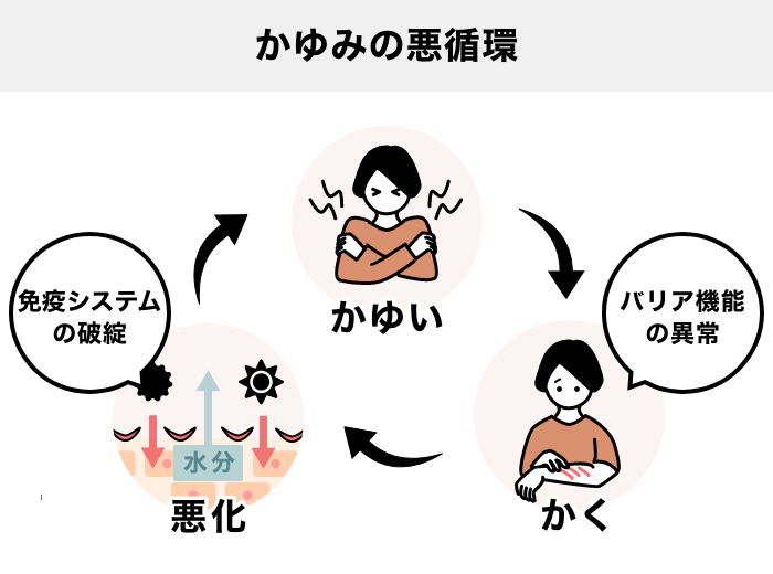 かゆみの悪循環