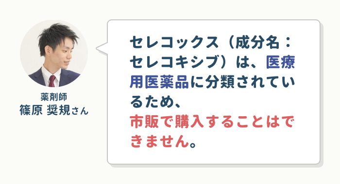 セレコックスは市販で買える？